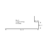 Jamb Trim Flat 1^ (Custom Length)  Iron Ore