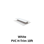 Highland AG H-Trim, 3/4^ - PVC - 10ft  White