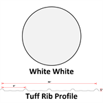 26Ga. 36^ Tuff Rib, DR!PSTOP Applied On Back Side Of Sheet  White White