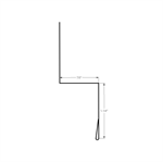 Gable Divider  COLORBOND Brown