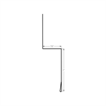 Gable Divider 2^ Face  Iron Ore