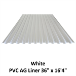 Highland AG Liner - PVC - 36^ x 16'4^  White
